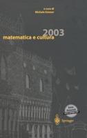 Matematica E Cultura 2003