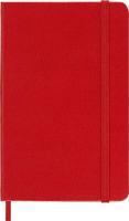Moleskine Classic - Scarlet Red / Pocket / Hard Cover / Plain