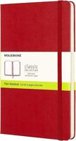 Moleskine Classic - Scarlet Red / Large / Hard Cover / Plain