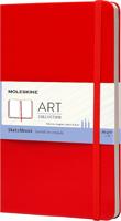 Moleskine Art - Sketchbook - Large / 165gsm / Hard Cover / Scarlet Red