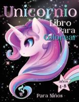 Libro Para Colorear De Unicornios Para Niños 4-8 Años