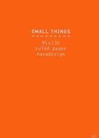 SMALL THINGS NOTEBOOK ORANGE