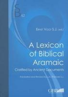 Lexicon of Biblical Aramaic