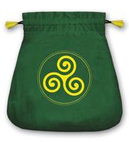 Celtic Triskel Green Velvet Bt25