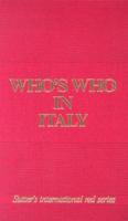 Who's Who in Italy