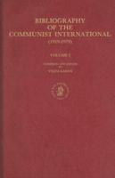 Bibliography of the Communist International (1919-1979)