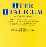 "Iter Italicum" on CD-Rom