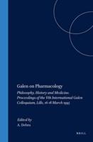 Galen on Pharmacology