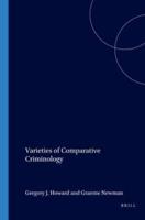 Varieties of Comparative Criminology