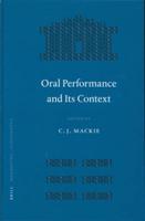 Oral Performance and Its Context