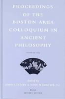 Proceedings of the Boston Area Colloquium in Ancient Philosophy