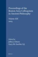 Proceedings of the Boston Area Colloquium in Ancient Philosophy