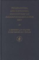 Philological and Historical Commentary on Ammianus Marcellinus XXV