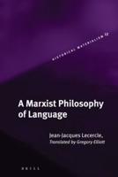 A Marxist Philosophy of Language