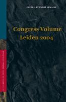 Congress Volume Leiden 2004