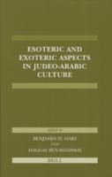 Esoteric and Exoteric Aspects in Judeo-Arabic Culture