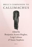 Brill's Companion to Callimachus