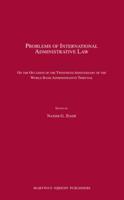 Problems of International Administrative Law