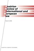Austrian Review of International and European Law, Volume 10 (2005)