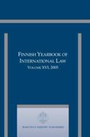 Finnish Yearbook of International Law. Vol. 16 (2005)