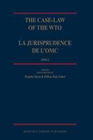 The Case-Law of the WTO, 1999-2