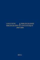 Linguistic Bibliography for the Years 2005-2008