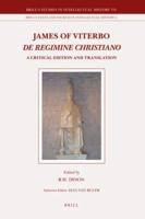 James of Viterbo: De Regimine Christiano