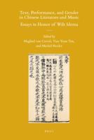 Text, Performance, and Gender in Chinese Literature and Music