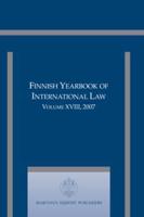 Finnish Yearbook of International Law. Vol. 18, 2007