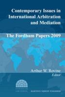 Contemporary Issues in International Arbitration and Mediation Volume 3