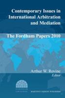 Contemporary Issues in International Arbitration and Mediation Vol. 4