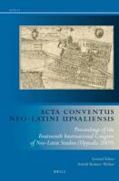 Acta Conventus Neo-Latini Upsaliensis