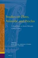 Studies on Plato, Aristotle, and Proclus
