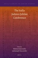 The Italia Judaica Jubilee Conference
