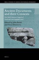 Ancient Documents and Their Contexts