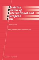The Austrian Review of International and European Law. Volume 17, 2012
