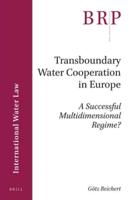 Transboundary Water Cooperation in Europe