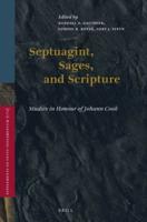 Septuagint, Sages, and Scripture