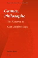 Camus, Philosophe