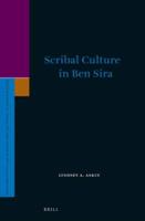 Scribal Culture in Ben Sira