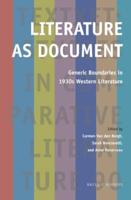 Literature as Document