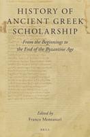 History of Ancient Greek Scholarship