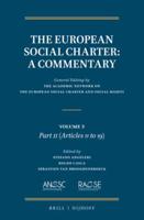 The European Social Charter Volume 3 Articles 11-19