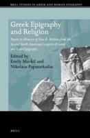 Greek Epigraphy and Religion