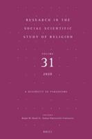 Research in the Social Scientific Study of Religion, Volume 31