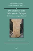 Des Dédicaces Sans Théonyme De Palmyre