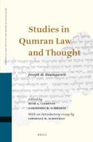 Studies in Qumran Law and Thought