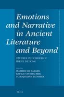 Emotions and Narrative in Ancient Literature and Beyond