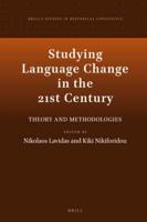 Studying Language Change in the 21st Century