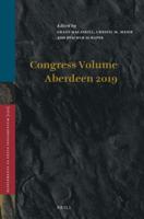 Congress Volume Aberdeen 2019